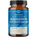 Magnesium Glycinate 500mg | High Absorption Chelated Bisglycinate 120ct