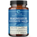 Magnesium Glycinate 500mg | Chelated for High Absorption | 60ct | Sleep, Relaxation & Muscle & Nerve Support