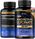 Magnesium Glycinate 500 mg – 98% Absorption | Sleep, Muscles & Heart Health | USA Made