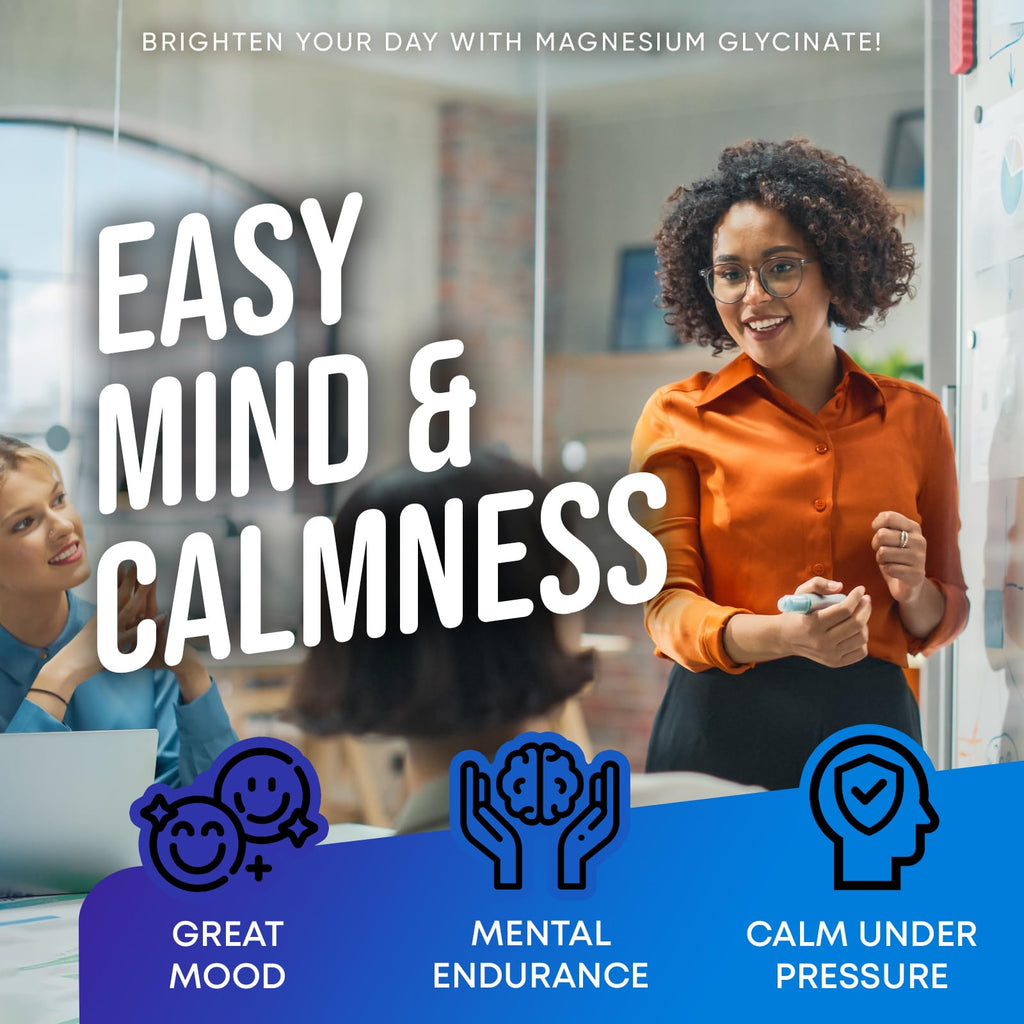 Magnesium Glycinate 500MG - Sleep Support, High-Absorption Chelated Magnesium | 200 Vegan Capsules