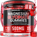 Magnesium Glycinate Gummies for Adults – 900mg Blend, Calm & Sleep Support | Sugar-Free Vegan
