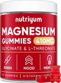 Magnesium Glycinate Gummies for Adults & Kids – 410mg Mg (L-Threonate) – 60 Pcs