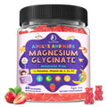 Magnesium Glycinate Gummies 60 Ct – Sleep & Calm Support for Kids 4+ & Adults, Sugar-Free Strawberry Flavor