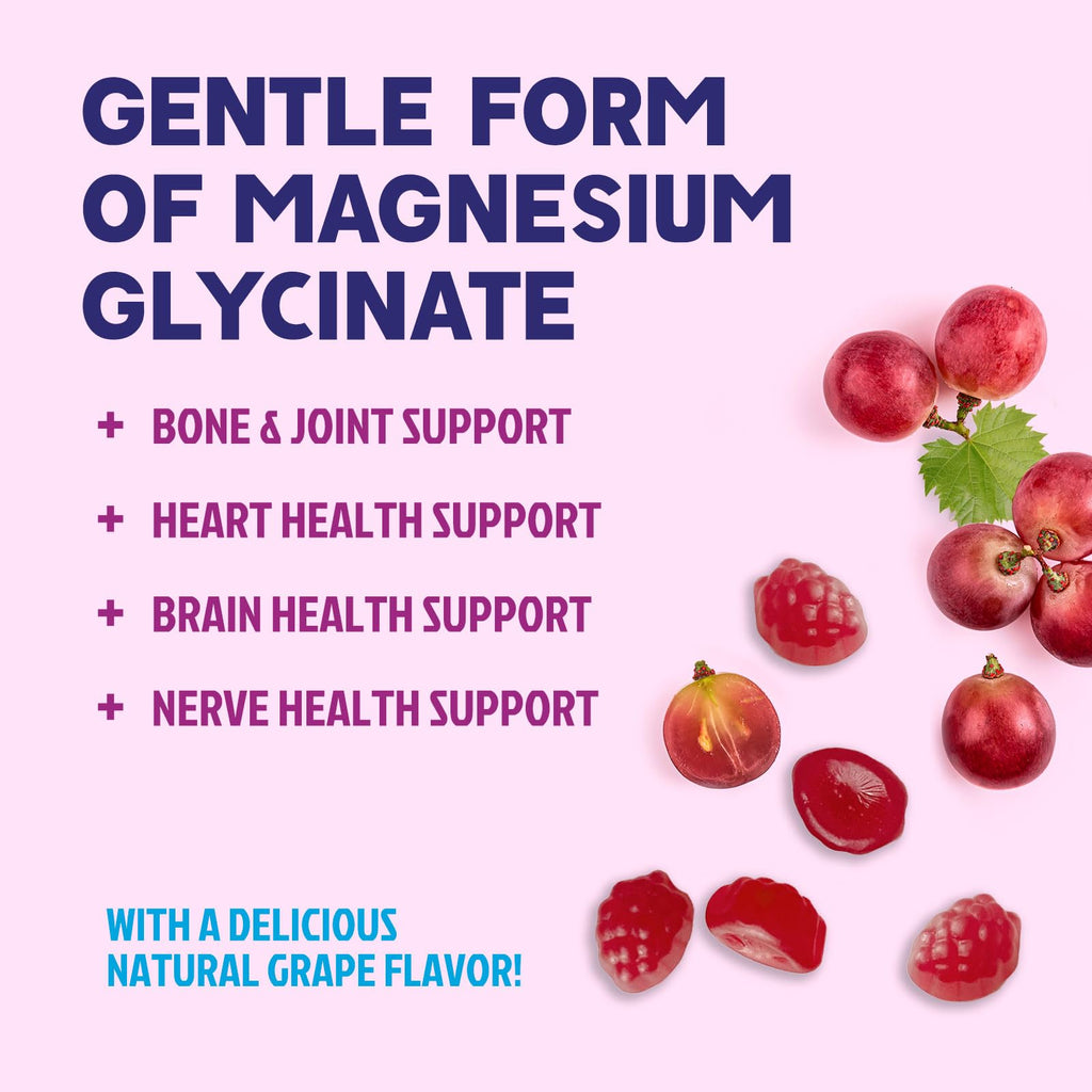 Magnesium Glycinate Gummies - Sugar Free | Sleep & Heart Health