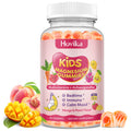 Magnesium Glycinate Gummies for Kids – Calm Sleep & Focus | L-Theanine, Chamomile & B Vitamins (Peach & Mango) 60 ct