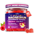 90-Count Magnesium Glycinate Gummies for Sleep & Calm – Raspberry, Sugar-Free, Vegan