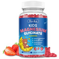 Magnesium Glycinate Gummies for Kids – Sleep, Calm & Focus | L-Theanine, Omega-3, Vitamin D3, Zinc | Sugar Free Strawberry 60ct