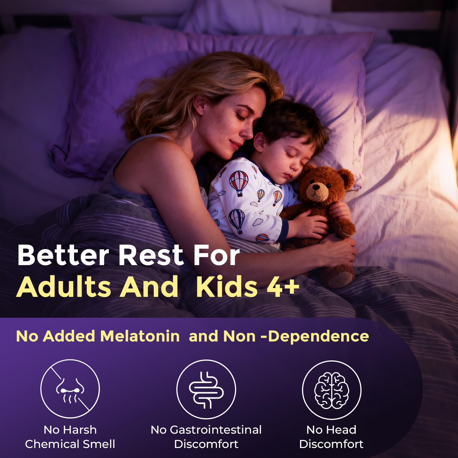 Kids Liposomal Magnesium 190mg – Glycinate & L-Threonate with D3 & CoQ10 | 60 Count