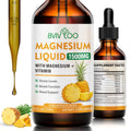 Magnesium Glycinate Liquid Drops – High Absorption, Pineapple Flavor, 2 oz