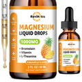 Magnesium Glycinate Liquid Drops 1000mg | Sleep, Calm & Digestion | Pineapple Flavor