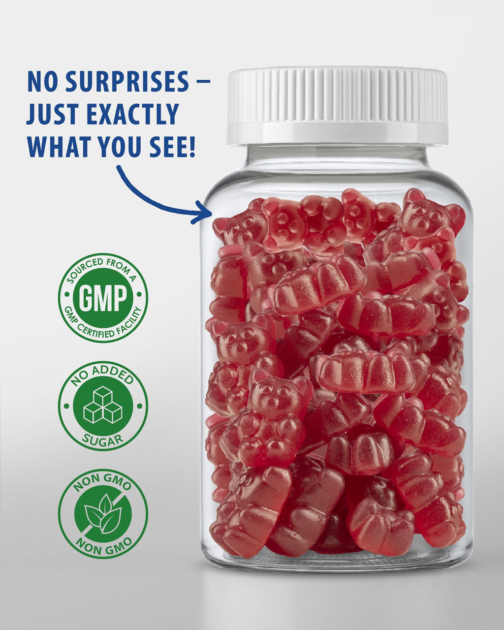 Magnesium Gummies for Kids & Adults – 100mg Calm Magnesium Chews (60 Gummies) | Mood & Muscle Support