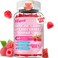 Magnesium L-Threonate Gummies 1200MG - Brain Health, Cognitive Support, Raspberry - 60 Count