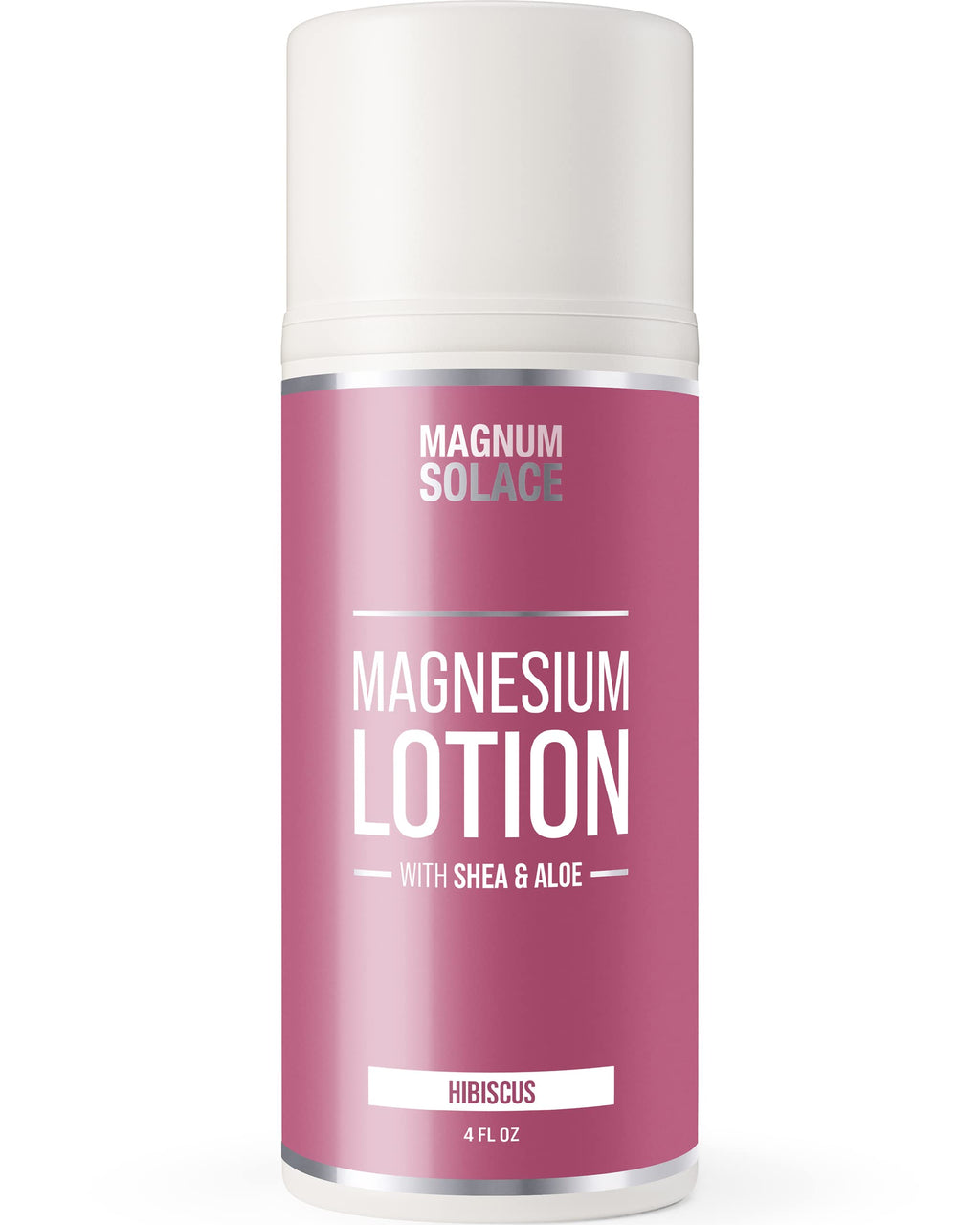 Magnesium Lotion – Super Concentrated with Aloe & Shea (Made in USA, Hibiscus)
