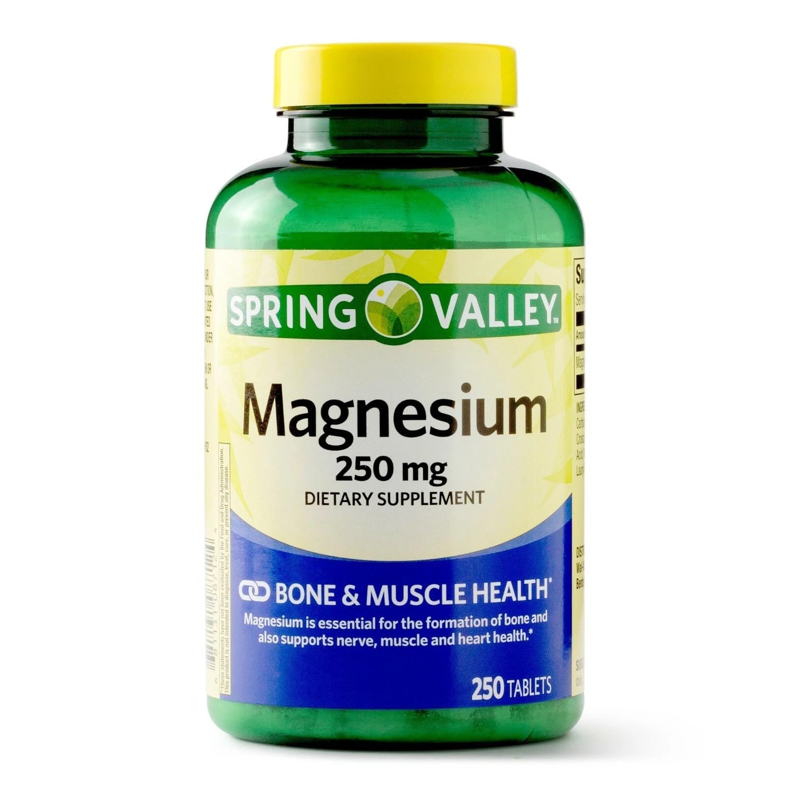 Magnesium Oxide 250 mg – 250 Tablets | Vegetarian, Bone & Muscle Support