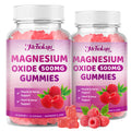 Magnesium Oxide Gummies 500mg - Sugar Free Raspberry Flavor for Adults and Kids | Nerve Support