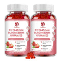 Magnesium Potassium Gummies – New Formula with Chelated Magnesium Glycinate, 200 mg Potassium Citrate, 120 Count