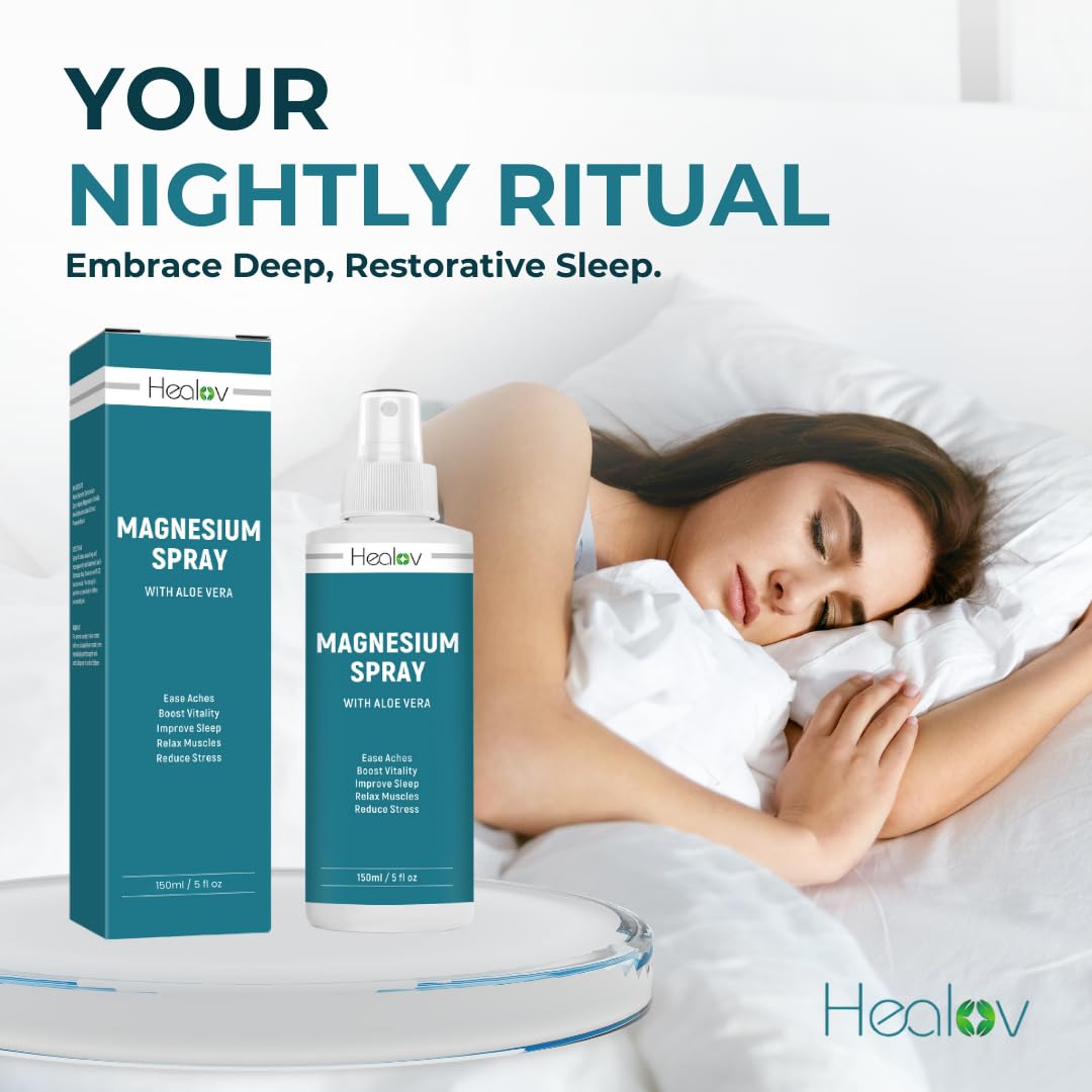 Magnesium Spray - Extra Strength Topical Mg Oil for Sleep & Muscle Relief