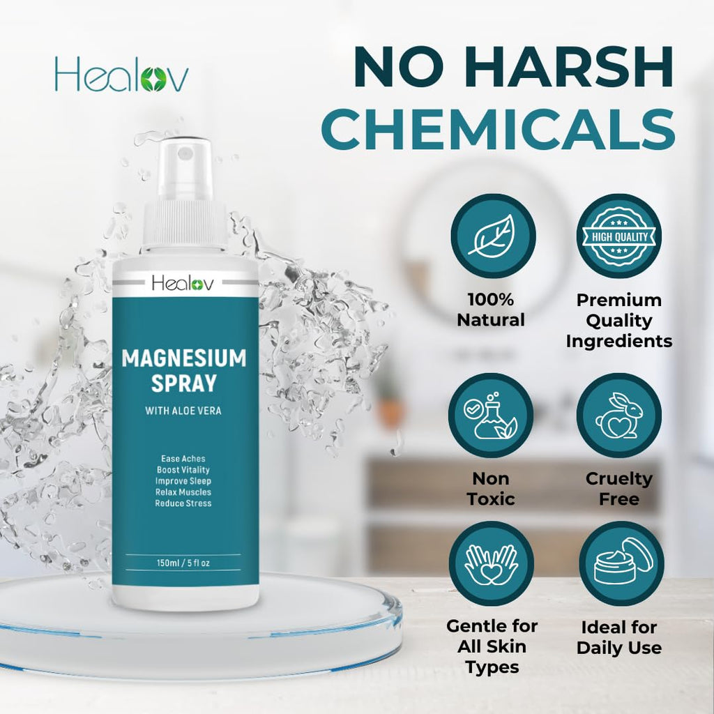 Magnesium Spray - Extra Strength Topical Mg Oil for Sleep & Muscle Relief