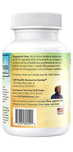 Magnesium Sulfate (Epsom Salt) – Vegetarian, 1030 mg, 100 Capsules | Dr Clark Store
