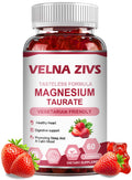 Magnesium Taurate Gummies 1800mg – High-Absorption Magnesium Taurate Supplement (60 Count)