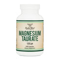 Magnesium Taurate for Cardiovascular Health – 1,500mg/Serving | 210 Vegan Capsules | Double Wood Supplements