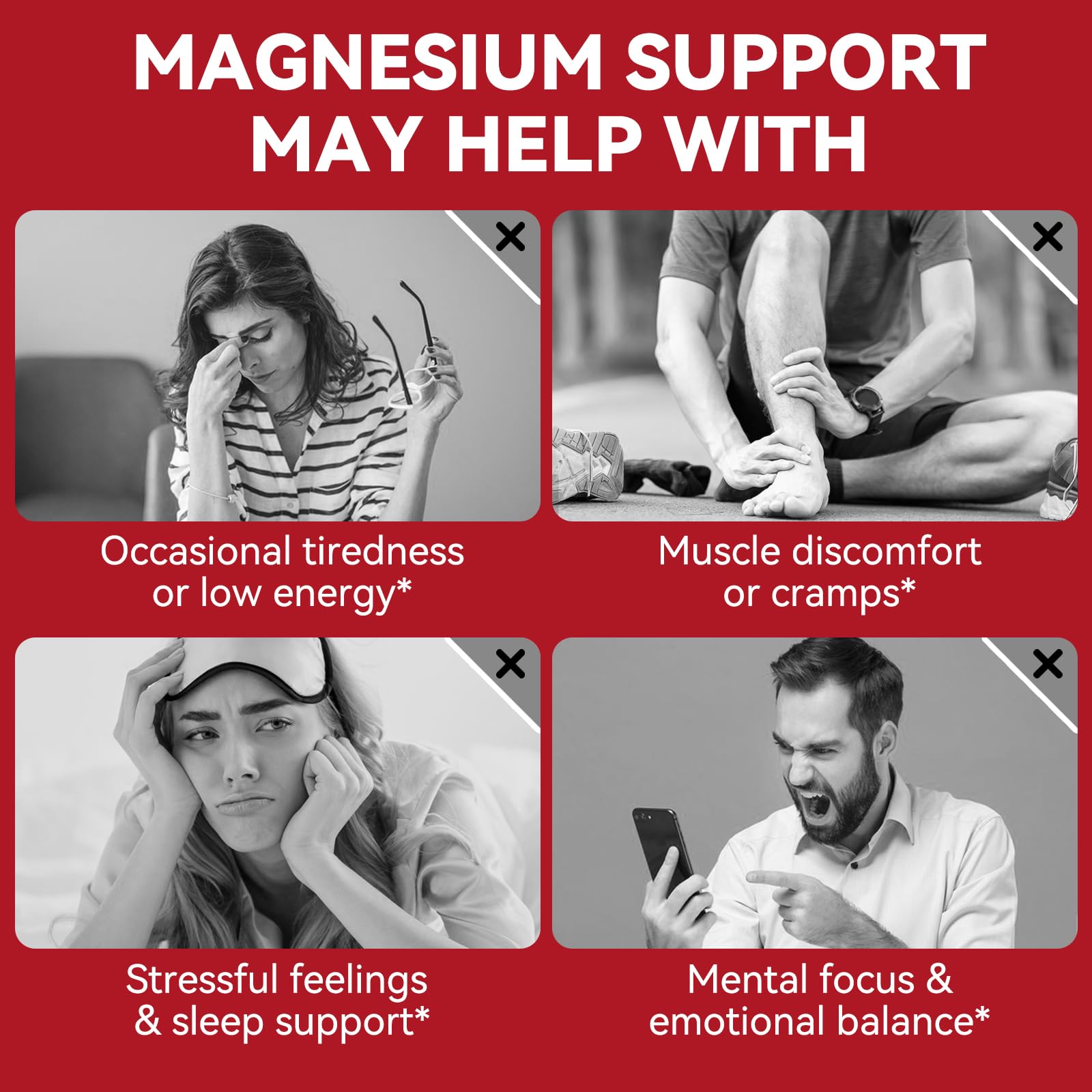 Magnesium Glycinate Gummies 600mg – Relaxation, Sleep & Energy Support (120 Count)