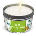 Magnificent 101 Sage + Eucalyptus Soy Candle - 6 oz, 35h Burn