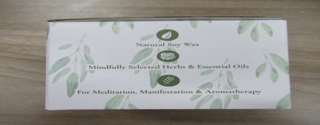 Magnificent 101 Long-Lasting Sage Healing Crystals Candle – 6 oz | 35-Hour Burn | Soy Wax & Healing Crystals