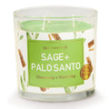 Magnificent 101 Sage & Palo Santo Candle – 14oz, 56-Hour Burn Time, Soy Wax Smudge Candle for Negative Energy Cleansing & Manifestation