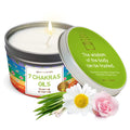 Magnificent 101 7 Chakra Energy Cleansing Aromatherapy Tin Candle - 6oz Orange Soy Wax | Meditation & Manifestation