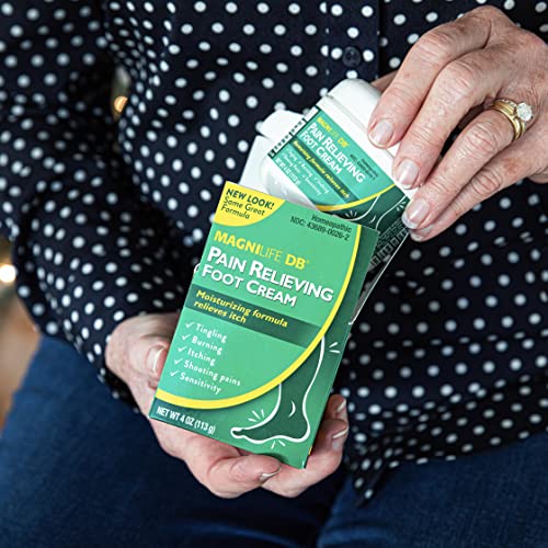 MagniLife DB Foot Cream – Calming Relief for Burning, Tingling & Sensitive Feet (4 oz)