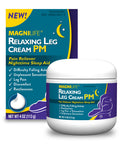 MagniLife Relaxing Leg Cream PM — Restless Legs Relief with Lavender & Magnesium (4oz)