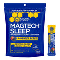MagTech Magnesium Sleep Powder - Melatonin-Free Sleep Aid (14 Servings) | Magtein L-Threonate, Glycinate & Taurate