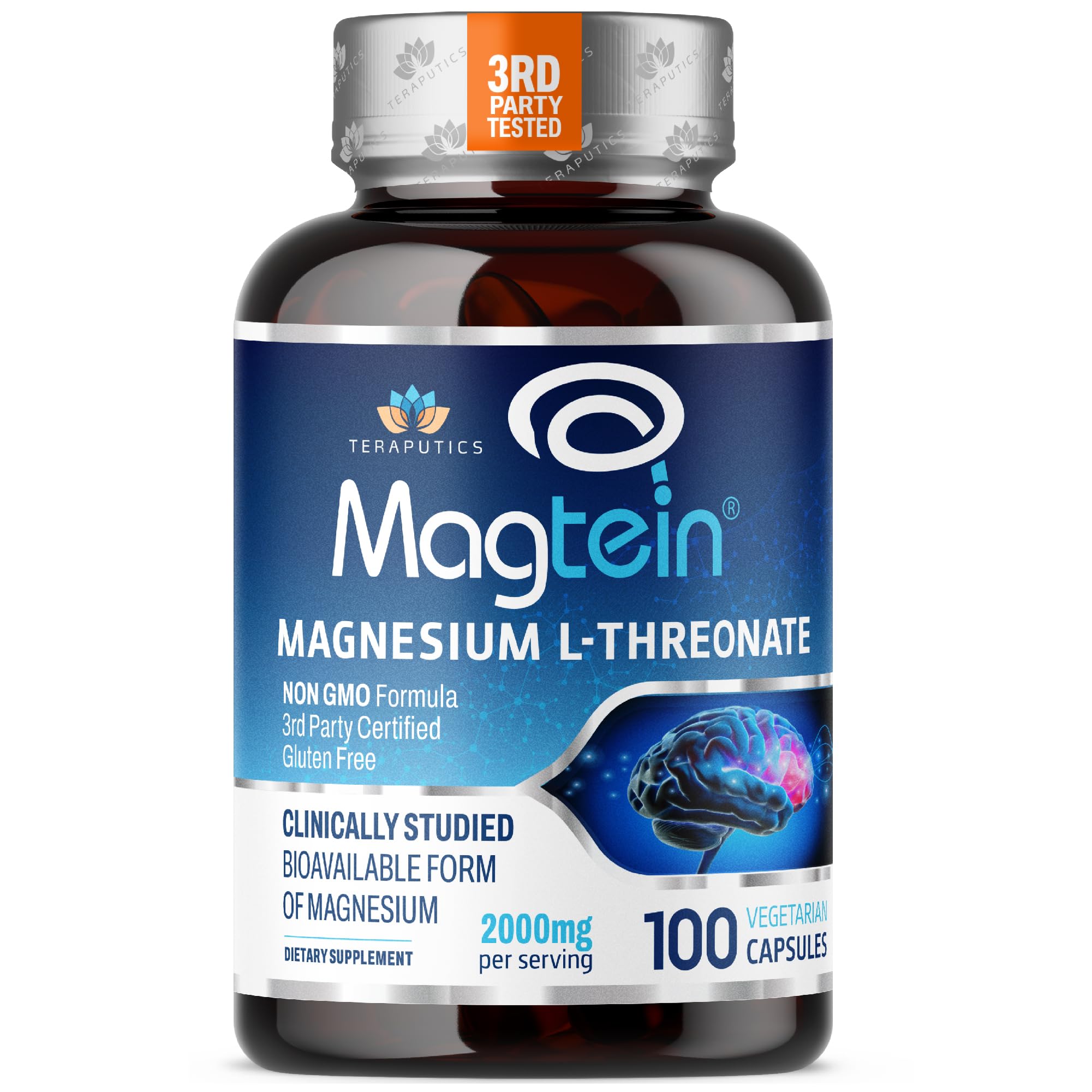 Magtein Magnesium L-Threonate – Brain Support, Memory & Focus | 2000 mg