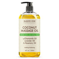 MAJESTIC PURE Coconut Massage Oil – Massage Therapy Oil for All Skin Types (8 fl oz)