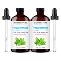 Majestic Pure Peppermint Essential Oil – 4 Fl Oz x 2, 100% Pure & Natural
