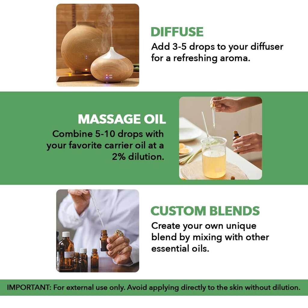 Majestic Pure Tea Tree Essential Oil with Glass Dropper – 100% Pure, 1oz