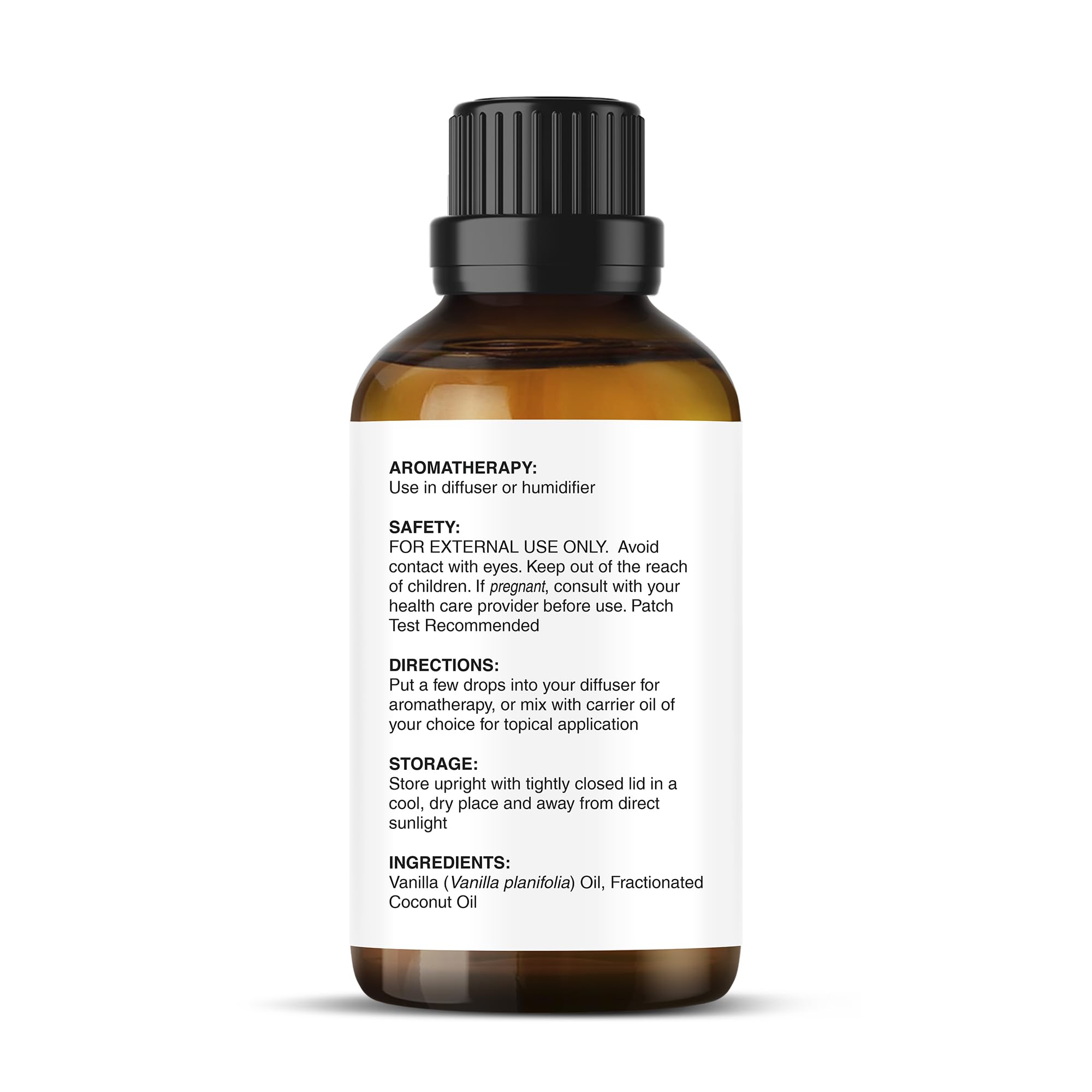 Majestic Pure Vanilla Essential Oil with Glass Dropper – 0.3 Fl Oz (10 ml) – 100% Pure & Natural
