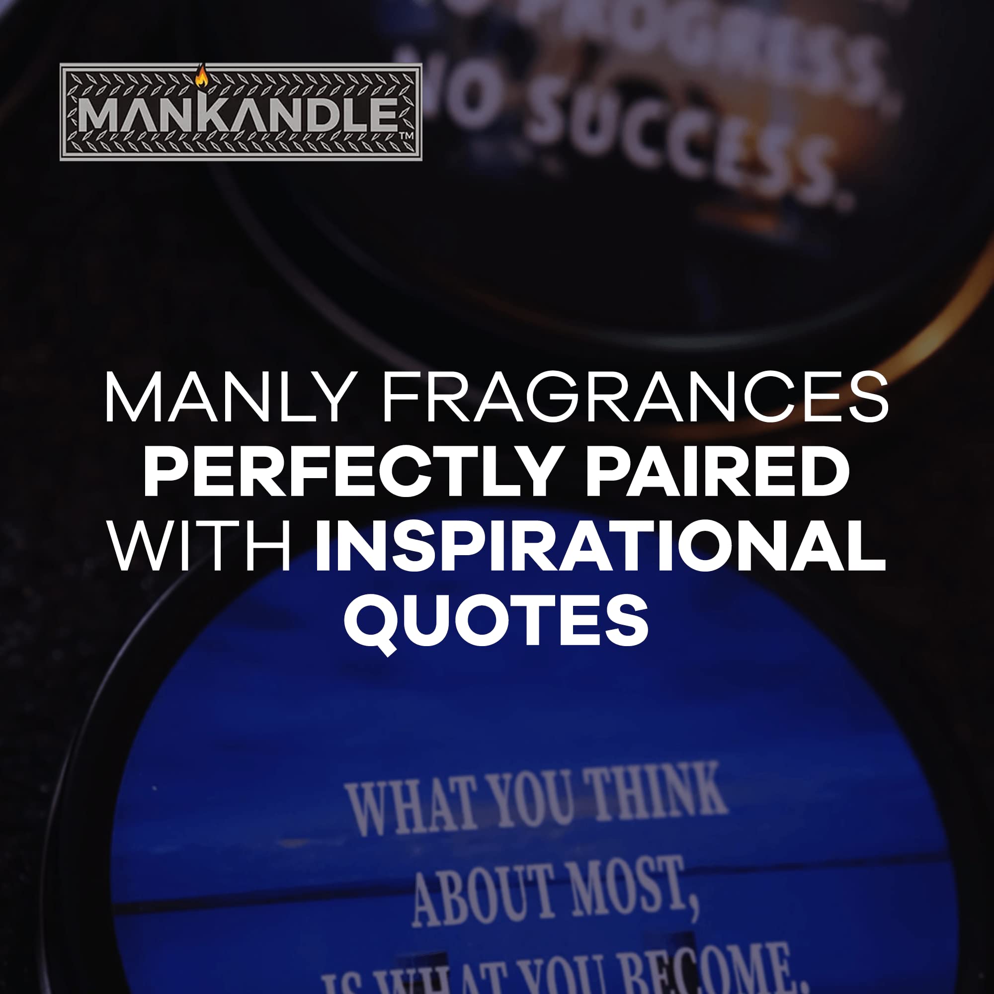 Majestic Zen Premium Scented Candles Gift Set for Men | 6-Pack Soy Wax Candles | Relaxing Masculine Scents