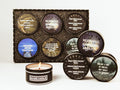 Majestic Zen Aromatherapy Candles for Men Gift Set | 6-Pack Soy Wax with Inspirational Quotes