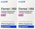 Ferrex-150 Polysaccharide-Iron Complex Capsules – Pack of 2 | Major Pharm