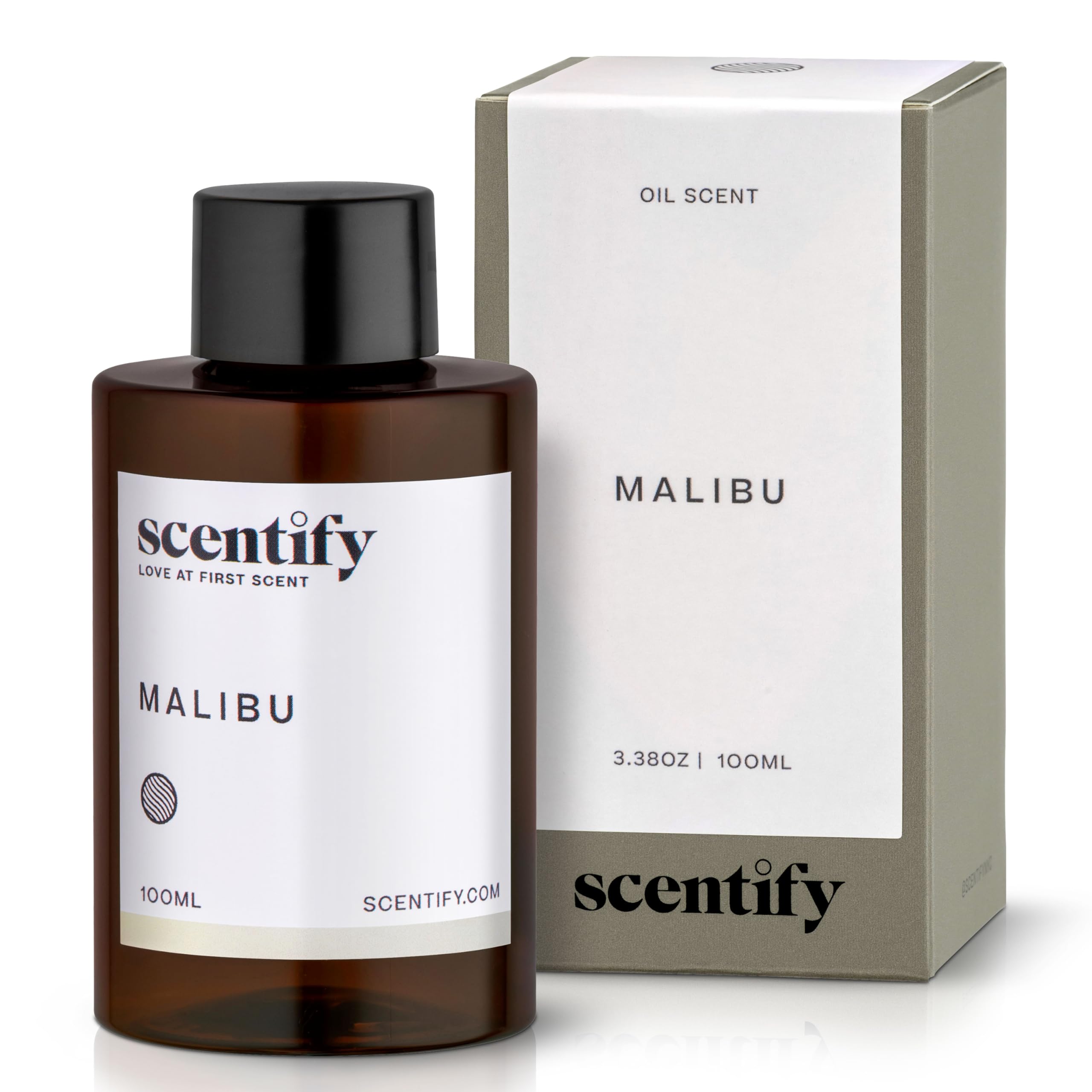 Scentify Malibu Aroma Oil Refill for Diffusers – Lemon, White Tea, Thyme, Cedar & Musk – 100ml (3.38 oz)