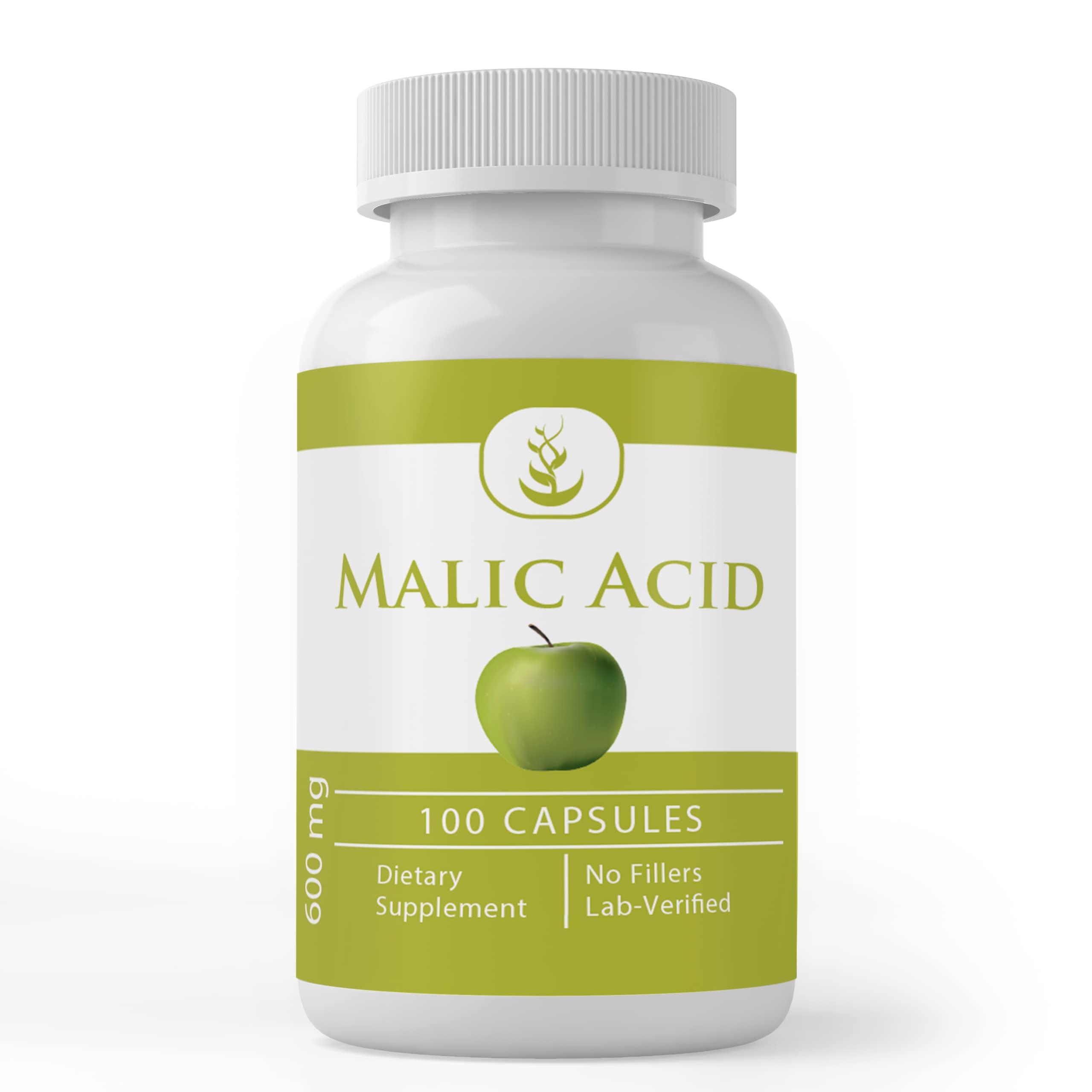 Malic Acid (100 Capsules) – Alpha Hydroxy Acid | Always Pure, Lab Verified