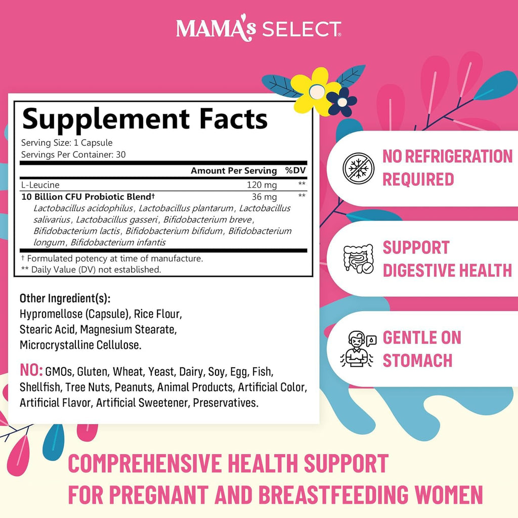 Mama's Select Prenatal Probiotics – Pregnancy & Postpartum Support