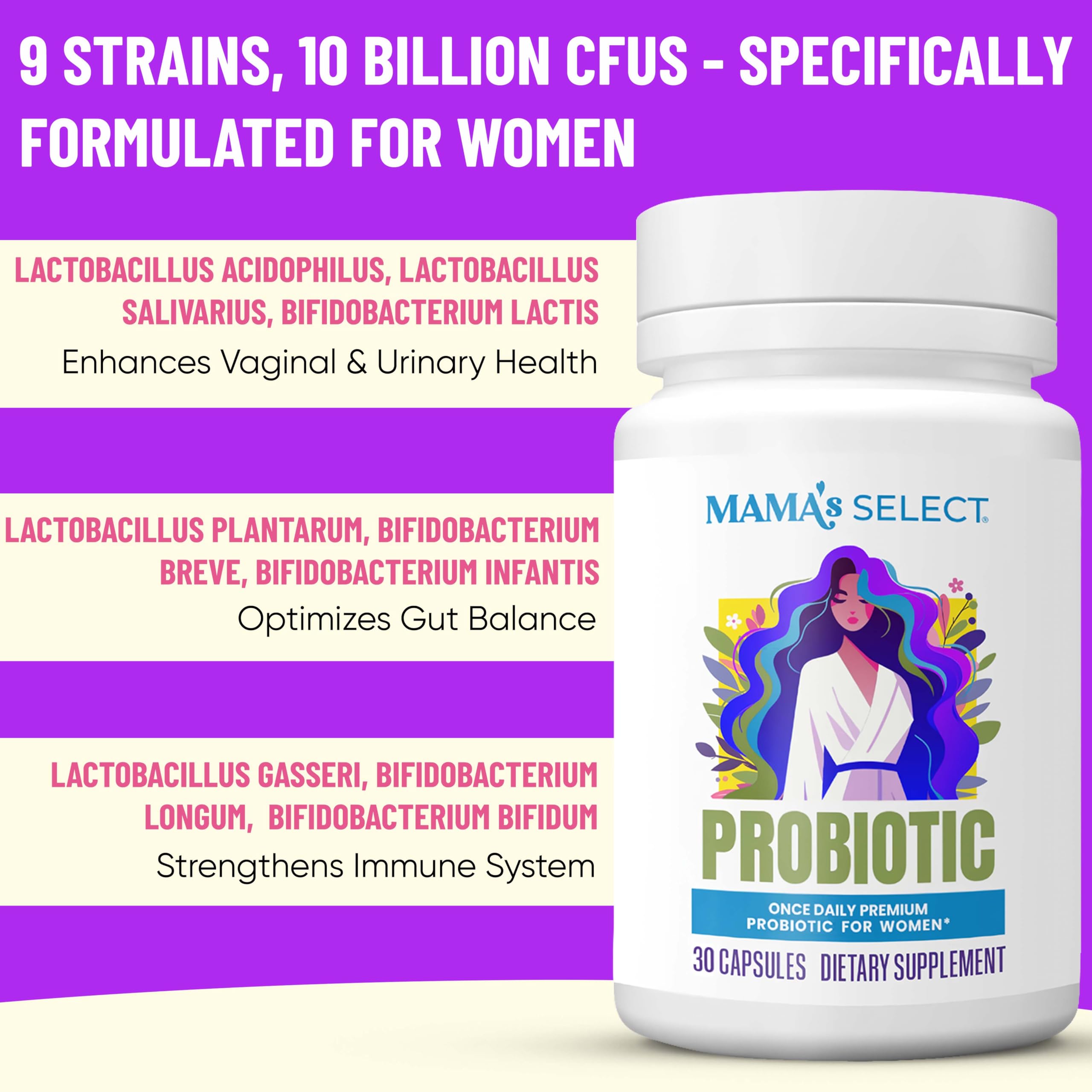 Mama's Select Prenatal Probiotics – Pregnancy & Postpartum Support