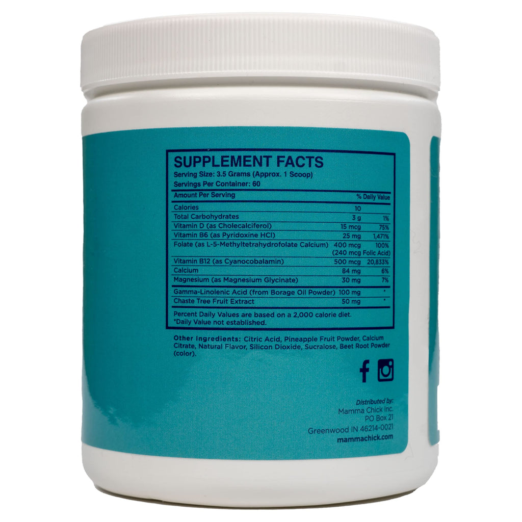 Mamma Chick PMS Relief — 8 Vitamins & Minerals | Doctor Formulated