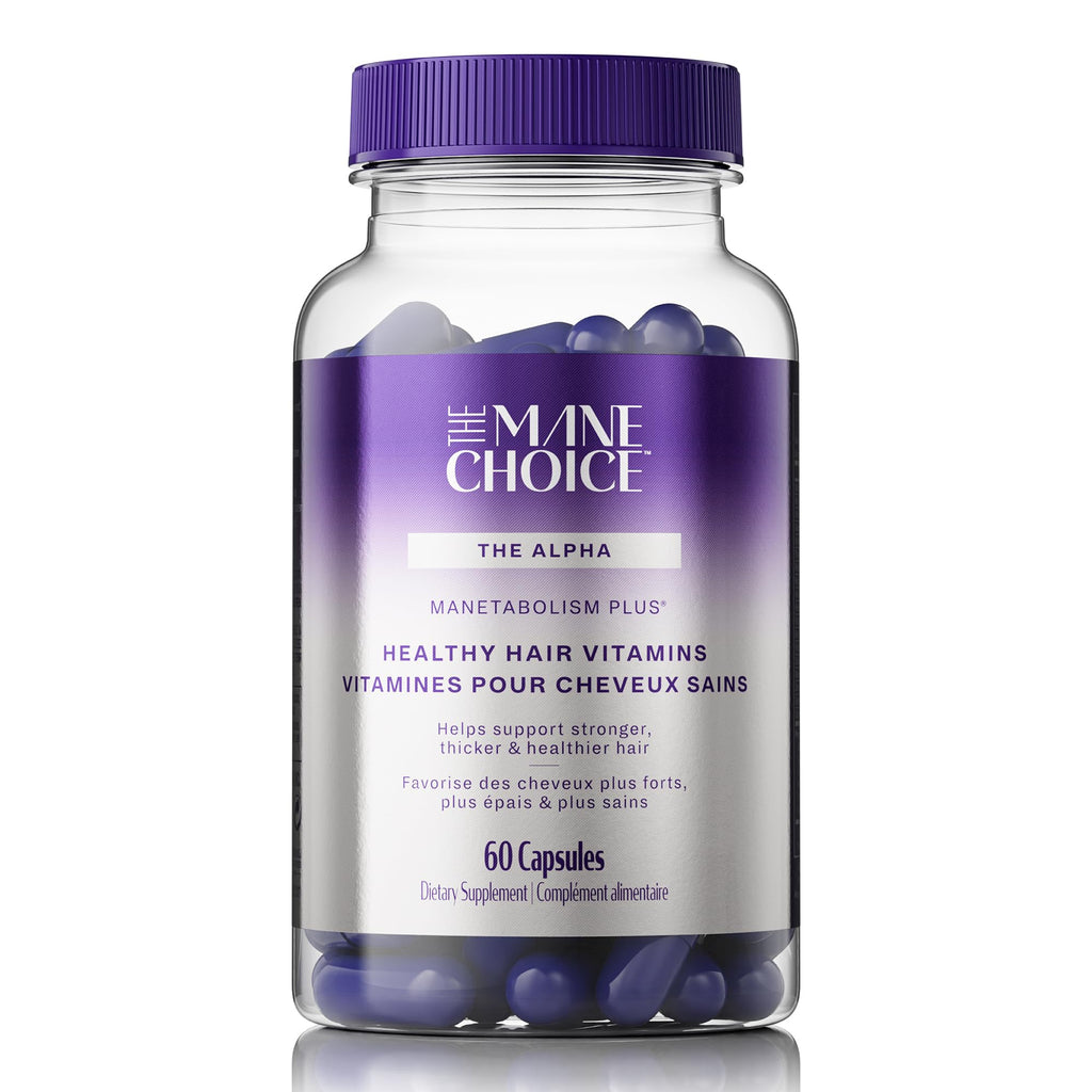 Manetabolism Plus Healthy Hair Growth Vitamins | Hair, Skin & Nails – 60 Capsules