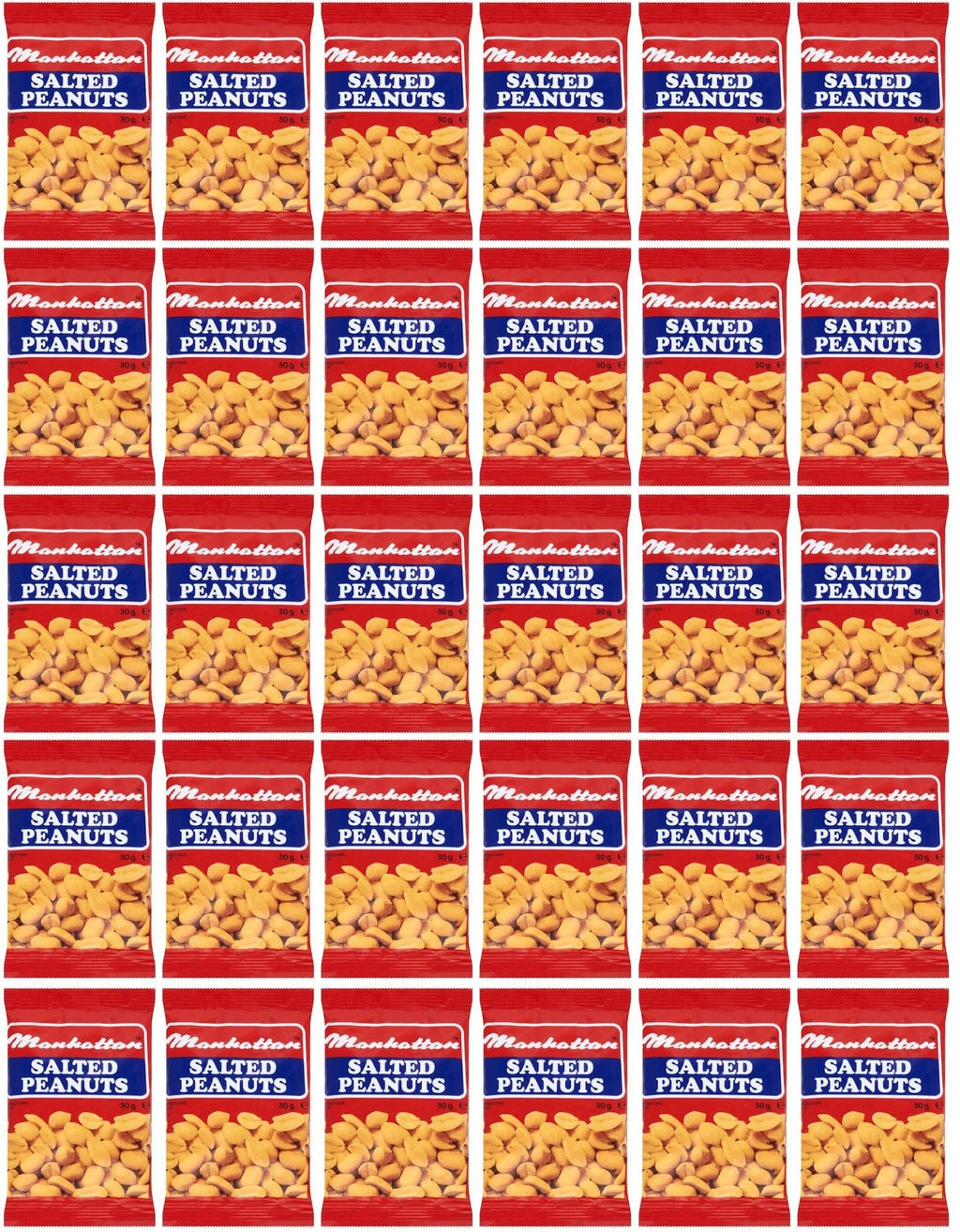 30 x Manhattan Salted Peanuts 30G