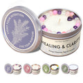 Lavender & Sage Healing Candle with Crystals Bracelet | Manifest Candles