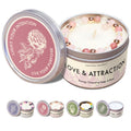 Manifest Candles Love Candle - 7oz Sage & Rose, 50+ Hour Burn